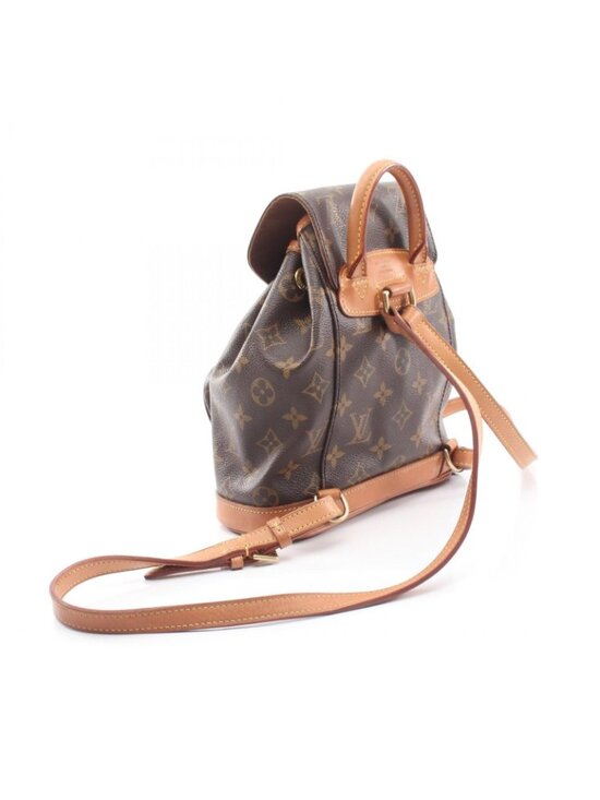 Louis Vuitton Backpack Mini Montsouris Canvas Leather main image 9
